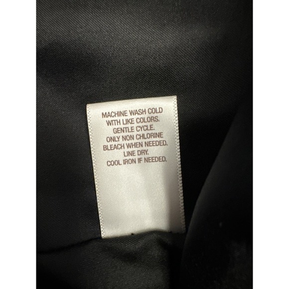 Luxe by Carmen Marc Valvo Blue and Black Cocktail Dress Size 4 - Picture 8 of 8